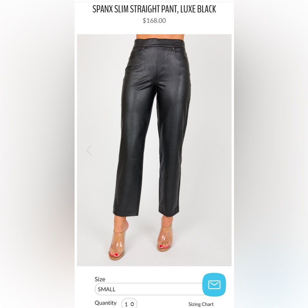 SPANX SLIM STRAIGHT PANT, LUXE BLACK